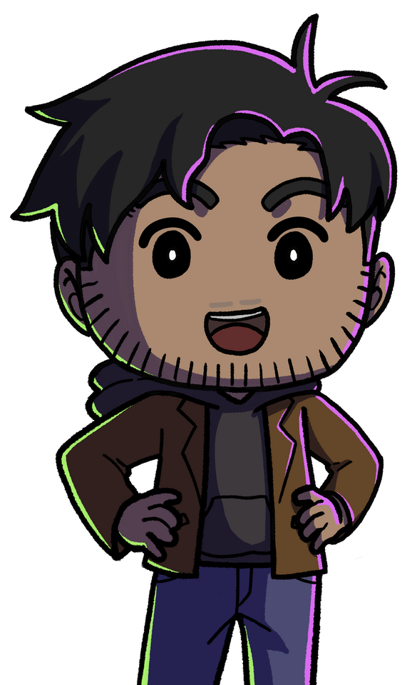Landing Image with chibi me
